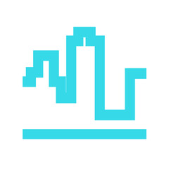 Professional tools sky blue coloured icon pack