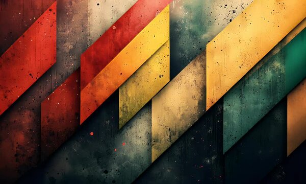 Abstract colorful layered design background