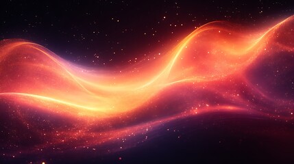 Obraz premium Cosmic Energy Flowing Through Space