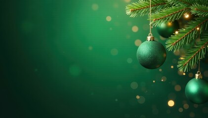 Dark green metallic Christmas banner, soft central light, textured effect , overlay, christmas, holiday