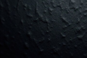 Intense black paper with uneven, slightly rough texture , black paper background, background, black sheet