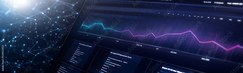 Aufkleber Energy consumption dashboard image optimized for AI tracking and analysis.