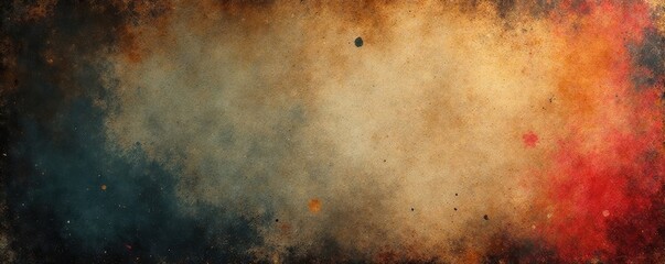 Obraz premium Dark, scratched vintage newsprint Retro paper background, ideal for posters , old, scratched