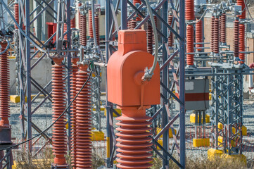 High voltage engineering devices for the electrical industry for the production of power...