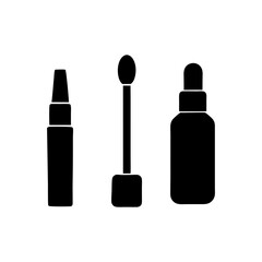 A cosmetic item silhouette illustration