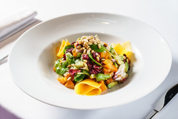 fresh salad wiht mango