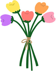 bouquet of tulips
