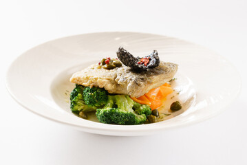 fish with vegetables