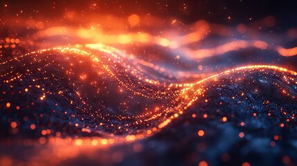 Futuristic abstract digital hologram of defi and decentralized finance on blockchain – revolutionary cryptocurrency and bitcoin online transaction concept