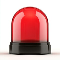 Emergency alert signal urban setting digital image isolated environment close-up safety concept