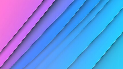 Obraz premium Abstract Diagonal Gradient: Digital Illustration of Overlapping Color Planes AI Generated