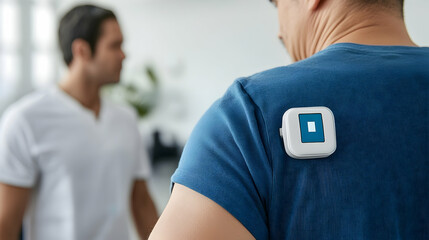 Fototapeta premium Innovative Wearable Technology Enhancing Personal Health Monitoring