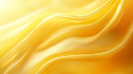 Abstract Gold Waves Background with Subtle Texture and Golden Light Shimmers