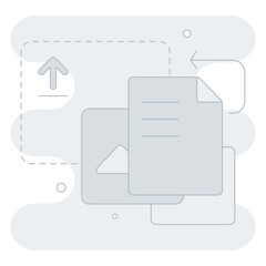 Drop file here Illustration