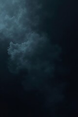 Obraz premium Deep black fading to soft light, smoky effect , background, indigo