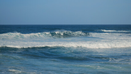 Ocean wave close-up, texture