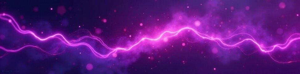 Electric purple energy pulses, sharp contrasting highlights , speed, energy, neon