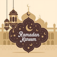Ramadan Kareem Islamic background