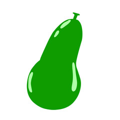 Set with hand drawn fruit doodles