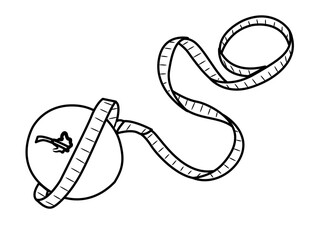 Healthy Diet and Fitness coloring page