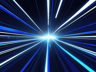 Obraz premium abstract background with lines, abstract motion blur, abstract motion background, abstract blue background with rays, abstract blue light background, abstract blue wave background