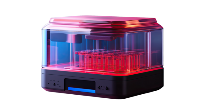 The futuristic research lab: A cutting-edge science equipment, with a sleek design and advanced functionality. This image of progress and innovation in modern science and technology.