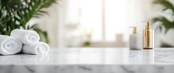 white towel on a table