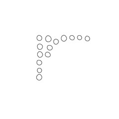 confetti corner outline