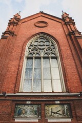 The building is a Catholic church 