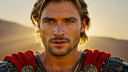  Portrait of Alexander the Great in armor