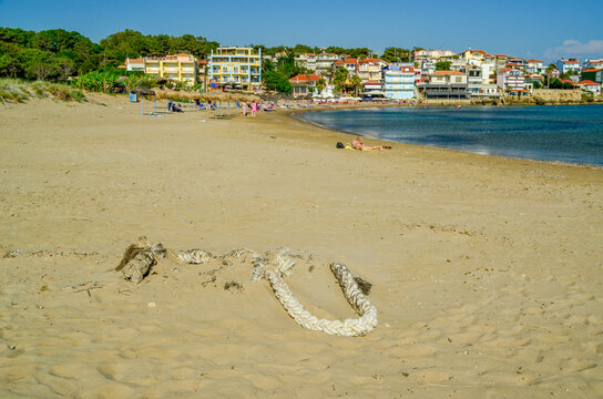 arkoudi tourist resort bay in greece summer holidays