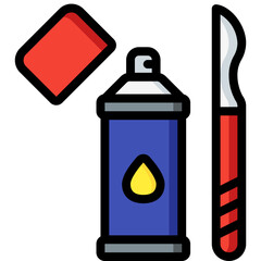 ticket colour full icon pack