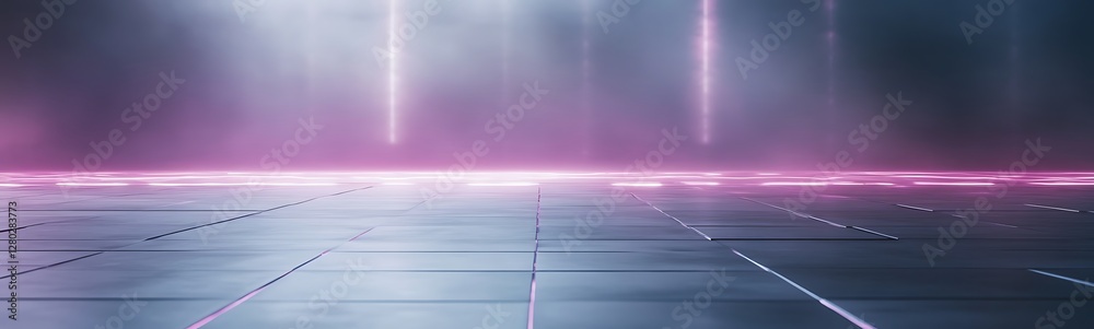 Poster IT security policy approval document featuring a futuristic concept in an image format.