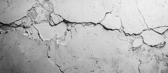 Obraz premium cracked concrete wall