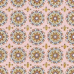 Seamless pattern, pattern, luxurious pattern with gold baroque elements