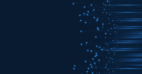 Abstract dot point and lines connect on dark blue background.Vector abstract technology. High tech connection system.technology style modern concept.	