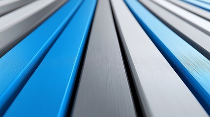 Abstract background of converging blue, gray, and white lines.