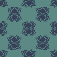 Classic Traditional Textile Art for Elegant Satin, Silk, Cotton. Luxury Historical Elegant Fabric