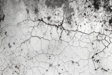 Obraz premium Monochrome distressed concrete texture with geometric cracks and gritty details, perfect for industrial web themes, editorial spreads, and product packaging.