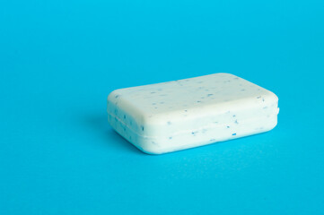 Soap Bar Isolated, Body Care Cosmetic, Fruit Soapy Detergent, Solid Shampoo, Glycerin Soap