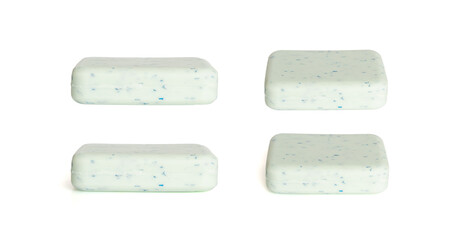 Soap Bar Isolated, Body Care Cosmetic, Fruit Soapy Detergent, Solid Shampoo, Glycerin Soap