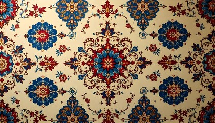 Sophisticated Mughal Vine & Paisley Pattern