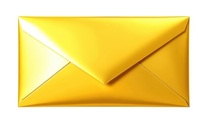Elegant gold envelope with a luxurious metallic finish, perfect for invitations, weddings, business events, or special occasions