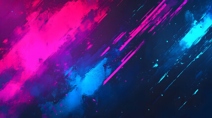 abstract background with pink and blue neon color hyper gradient background texture. Banner and presentation background.