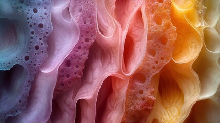 Vibrant abstract texture with multicolored layers