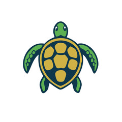 A turtle tortoise illustration logo cartoon 