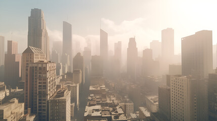 Urban financial smogscape