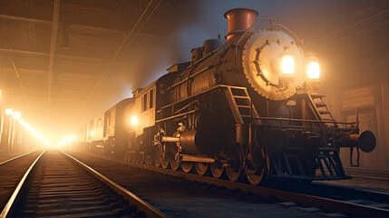 Dusty railway station scene © Latthaphon