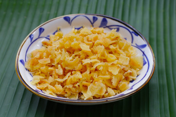 Dries cabbage leaves praserveg vegetables