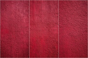 Fototapeta premium A red background with a red and white pattern. The red background is made up of three different shades of red